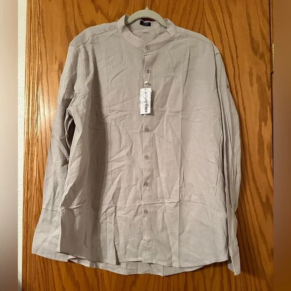 CooFandy Long Sleeve Button Down Shirt - NWT - Size XXL - Picture 3 of 11